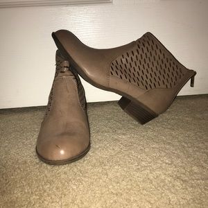Brown booties